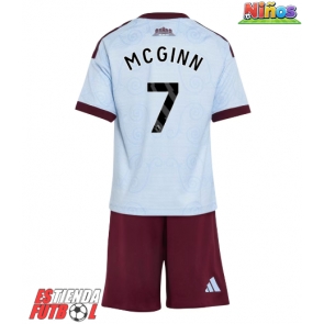 Aston Villa John McGinn #7 Tercera Equipación Niños 2026-27 Manga Corta (+ Pantalones cortos)